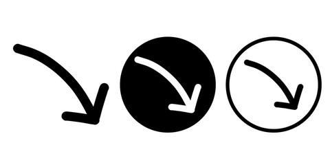 Arrows vectors icon set