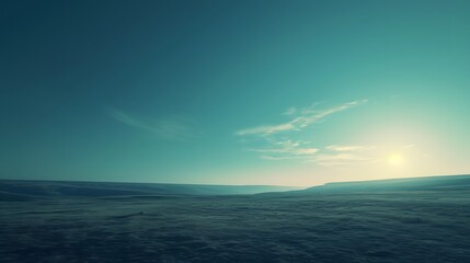Obraz premium Simple background featuring a cinematic panorama AI generated illustration