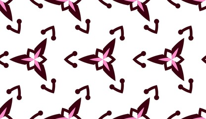 pattern with flowers.pattern, vector, design, illustration, icon