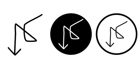 Arrows vectors icon set