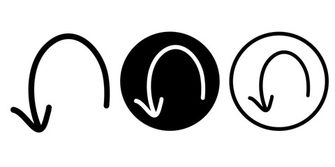 Arrows vectors icon set