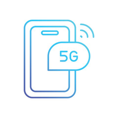 5g Smartphone vector icon