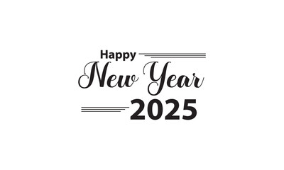  2025 number design template. 2025 New Year logo text design. Collection of 2025 Happy New Year.  New Year number, greeting cards .Vector illustration.