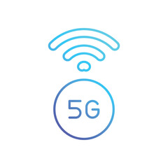 5g Signel vector icon