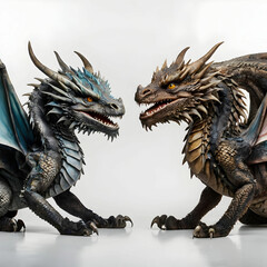 dragon with white background