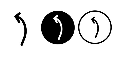 Arrows vectors icon set