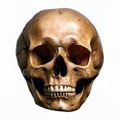 Fototapeta premium Number 0 made of skull
