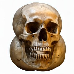 Obraz premium Number 8 made of skull