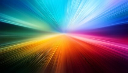 Obraz premium Blur effect with bright color combination