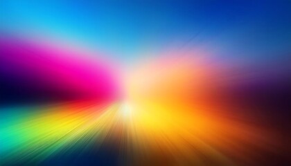 Blur effect with bright color combination