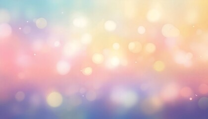 Obraz premium Bokeh effect with pastel colors