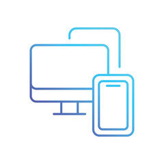 Connected Devices vector icon