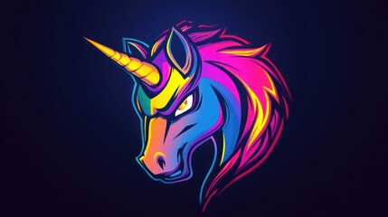 Neon Unicorn