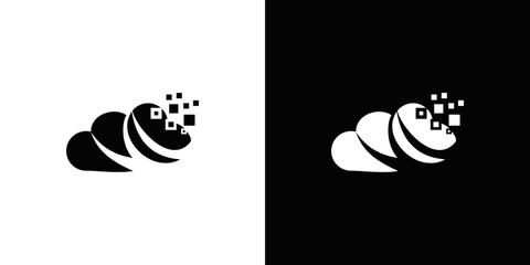 cloud logo with arrow