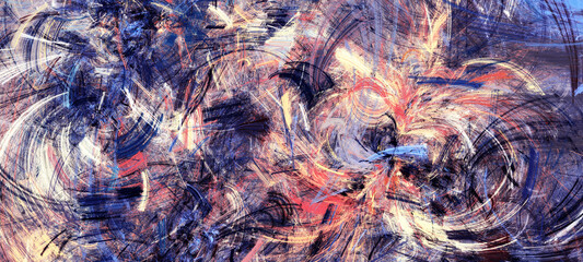 Abstract multicolor grainy background. Color pattern. Paint texture. Fractal artwork for creative graphic design