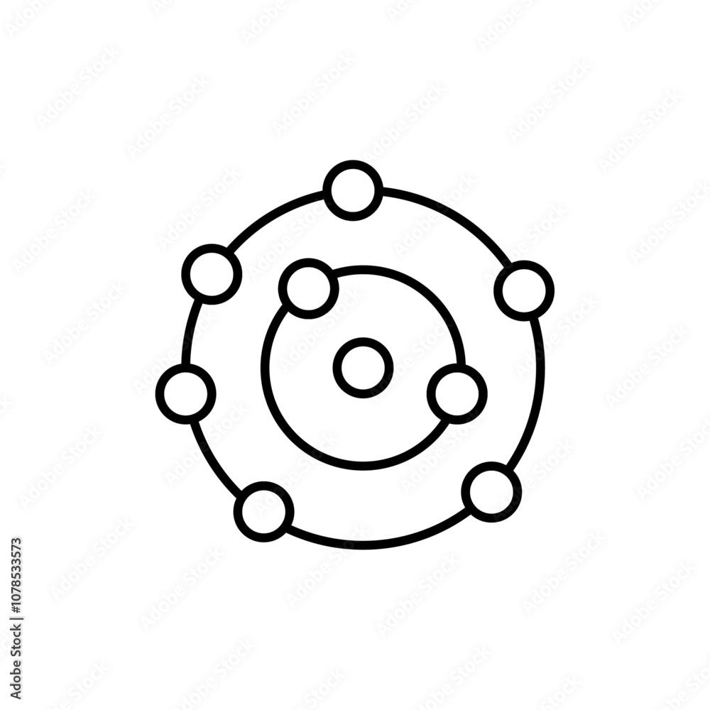 Poster Antioxidant icon Outline vector for web ui