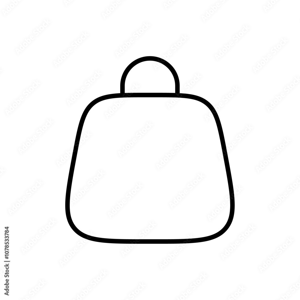 Poster Bag Icon Outline vector for web ui
