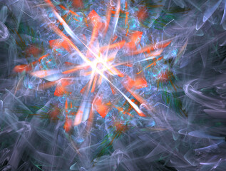 Imaginatory fractal abstract background Image