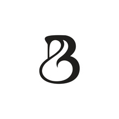 Initial Letter B Logo Design