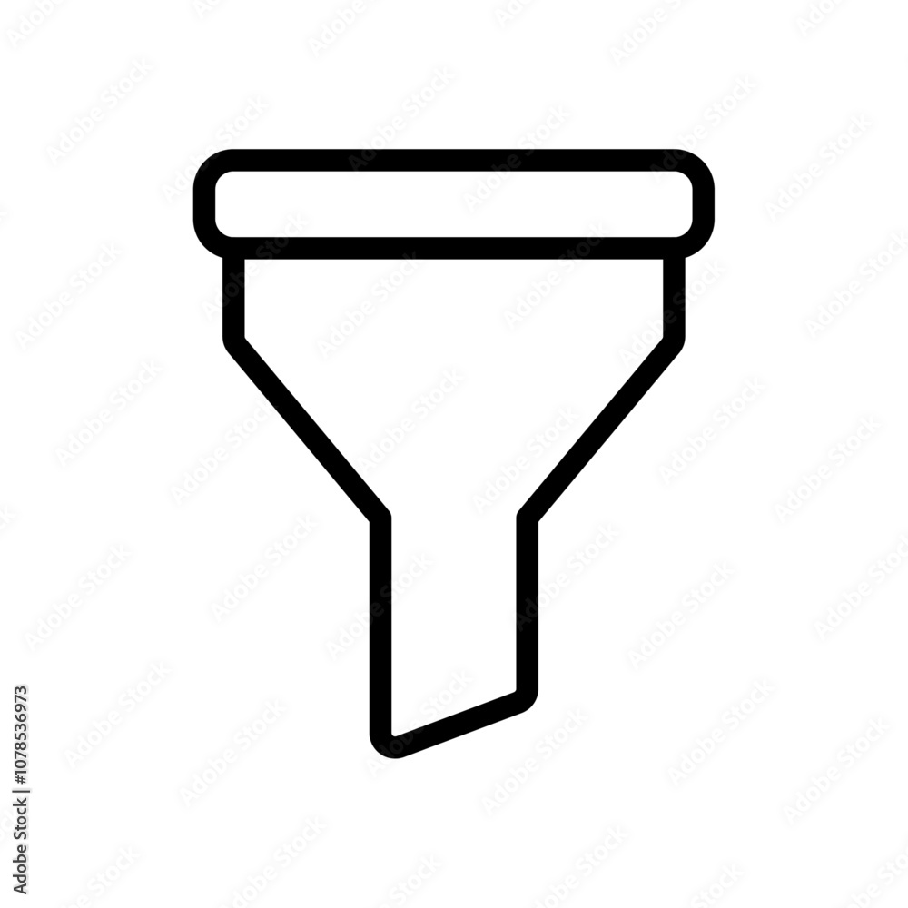 Aufkleber Filter icon Outline vector for web ui
