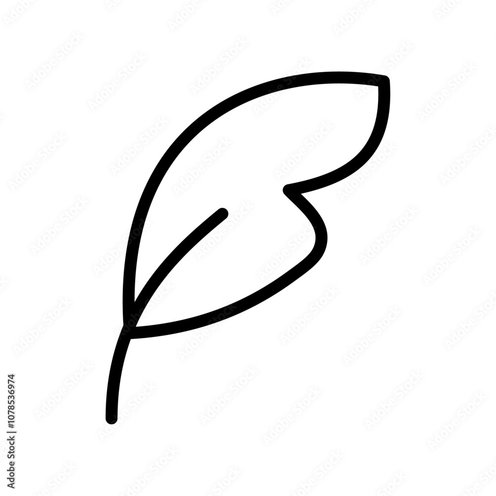 Poster Feather icon Outline vector for web ui