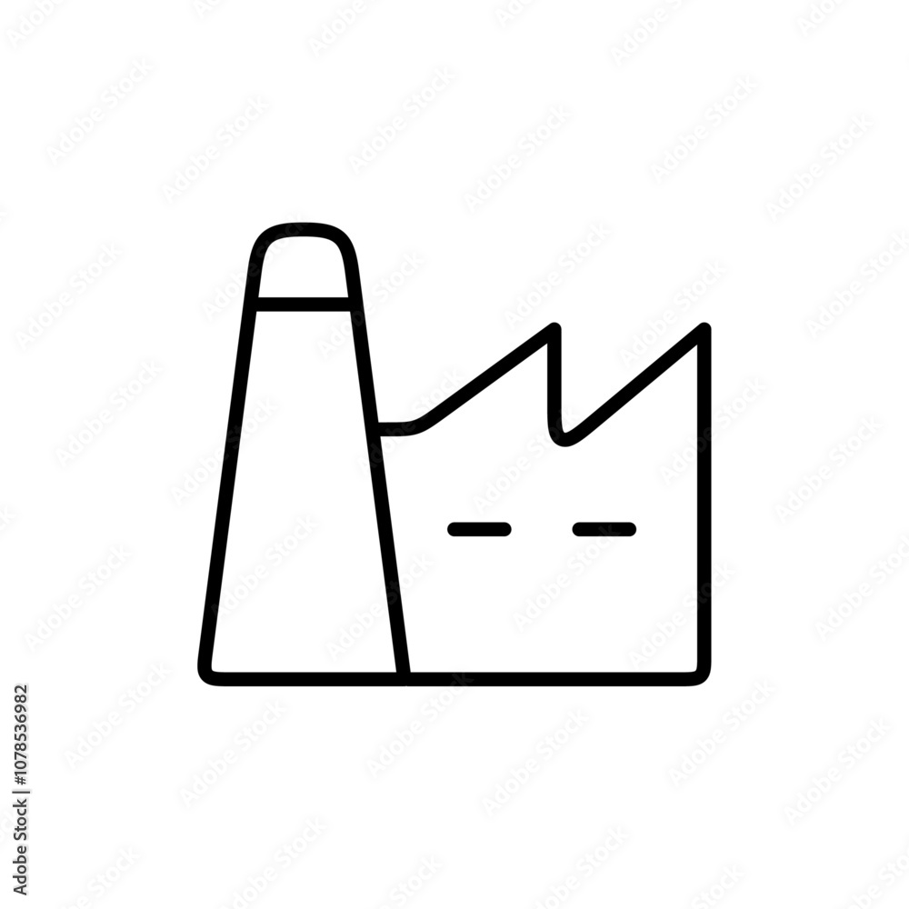 Poster Factory icon Outline vector for web ui