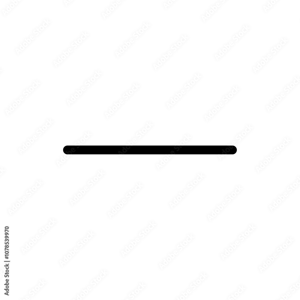 Aufkleber minus icon outline vector for web ui