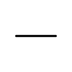 Minus Icon Outline vector for web ui