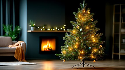 Illuminate your home this holiday season with a beautifully decorated christmas tree