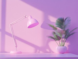 Create a serene workspace with minimalist design for enhanced focus and productivity