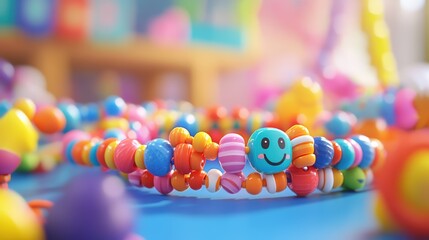 Explore the colorful charm of handmade beaded necklaces in stunning detail