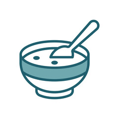 soup icon vector design template simple and clean
