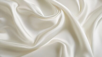 Flowing White Silk: A Luxurious and Elegant Background Texture