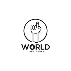 PrintWorld Diabetes Day Logo Design