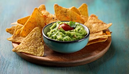 guacamole with tortilla chips