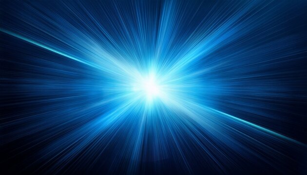 shining light with blue glow color