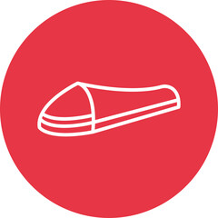 Bivy Sack line circle icon