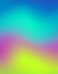 Obraz premium Abstract Gradient Background in Blue, Green,