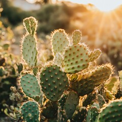 Beautiful Cactus in the Desert