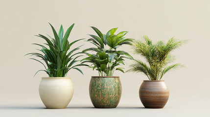 Obraz premium Potted houseplants 