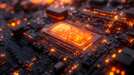 Obraz premium Abstract sci-fi style background image,Modern sci-fi science image