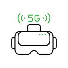 Virtual Reality Experience vector icon