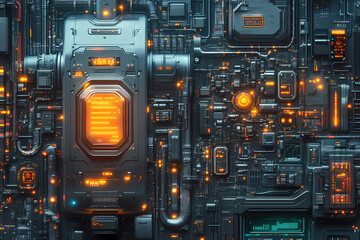 Abstract sci-fi style background image,Modern sci-fi science image