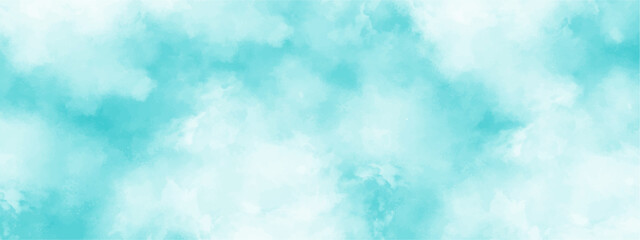 Blue White clouds or smoke dirty dusty galaxy space with powder and smoke burnt. Sky blue fog effect. Texture overlays isolated cloud, grey rain cloud, mist. Bluesky Water color background