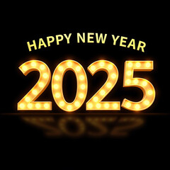 2025 Happy New Year Sign