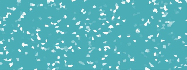 Abstract background of crystallized. Aqua colored Geometric Retro tiles pattern. Blue paper texture background and terrazzo flooring texture polished stone pattern.