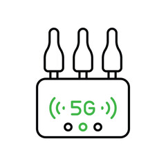 5g Modem vector icon