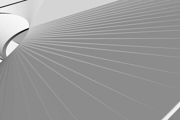 Obraz premium Dynamic interplay of light and shadow in modern abstract architecture design