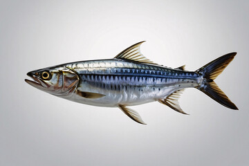 Naklejka premium Sardine fish isolated on white background