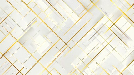 White and gold lines background